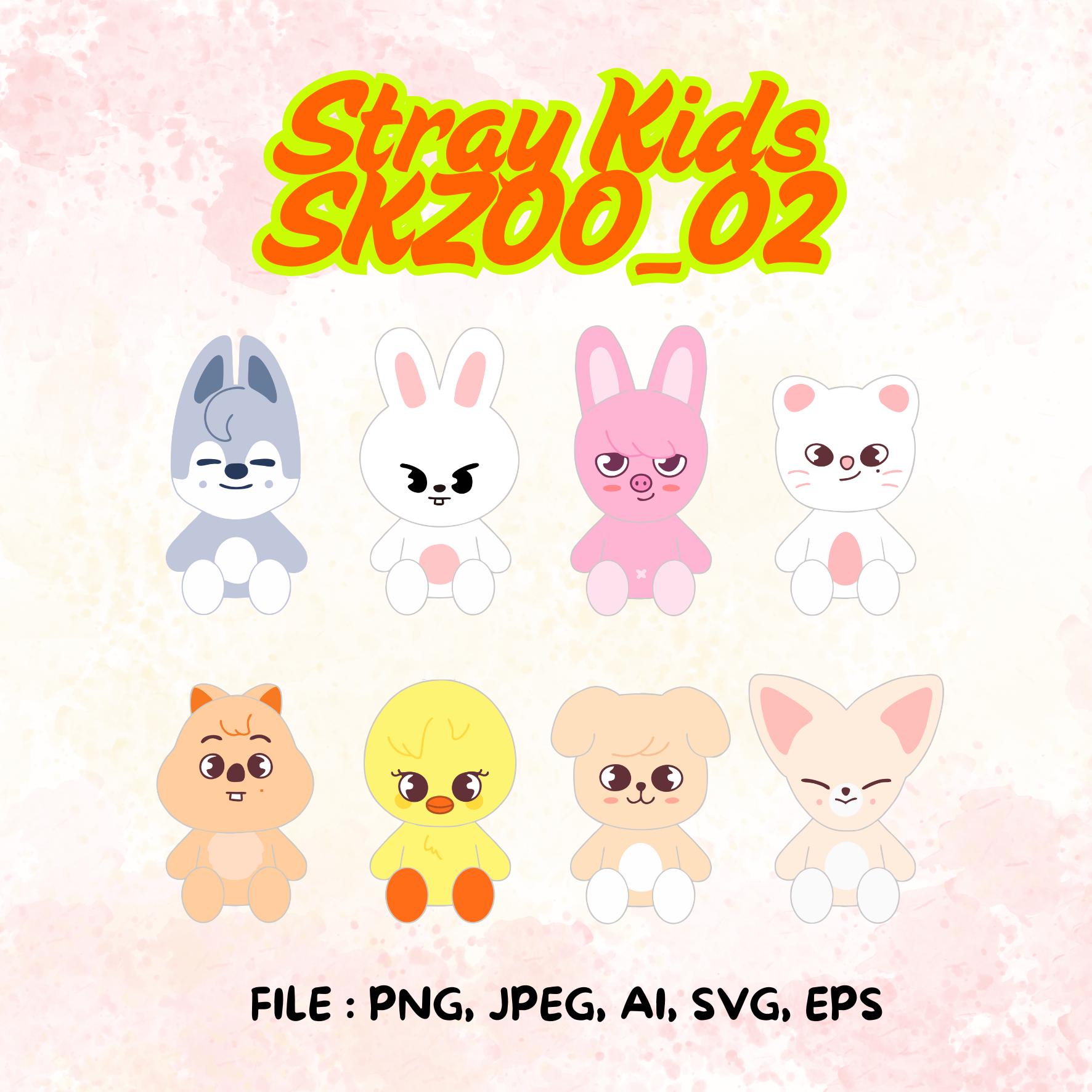 Stray Kids SKZOO_02 Character 1 Set - Etsy