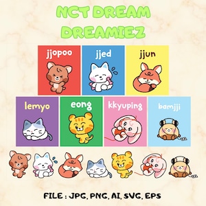 NCT Dream Dreamiez Line 14 Design 1 Set