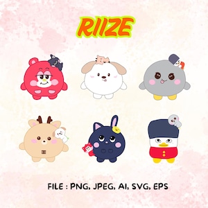 Riize 6 Character 1 Set