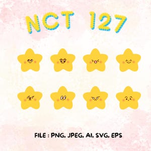 NCT 127 Star 8 Character 1 Set