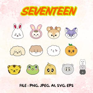 Seventeen Miniteen Head 13 Character