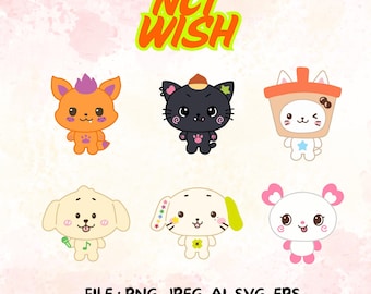 NCT Wish Full Body 6 Character 1 Set