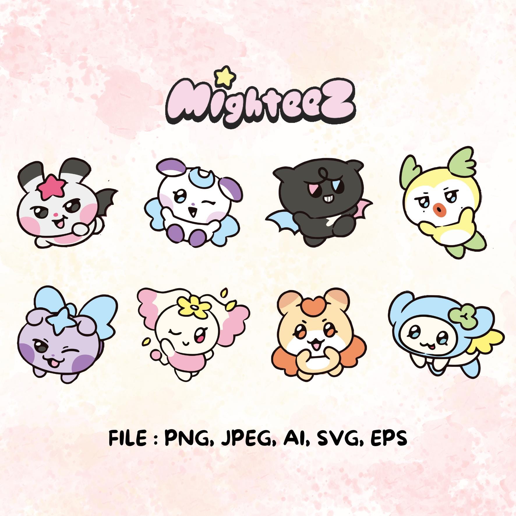 Ateez Mighteez Fly 8 Character 1 Set - Etsy