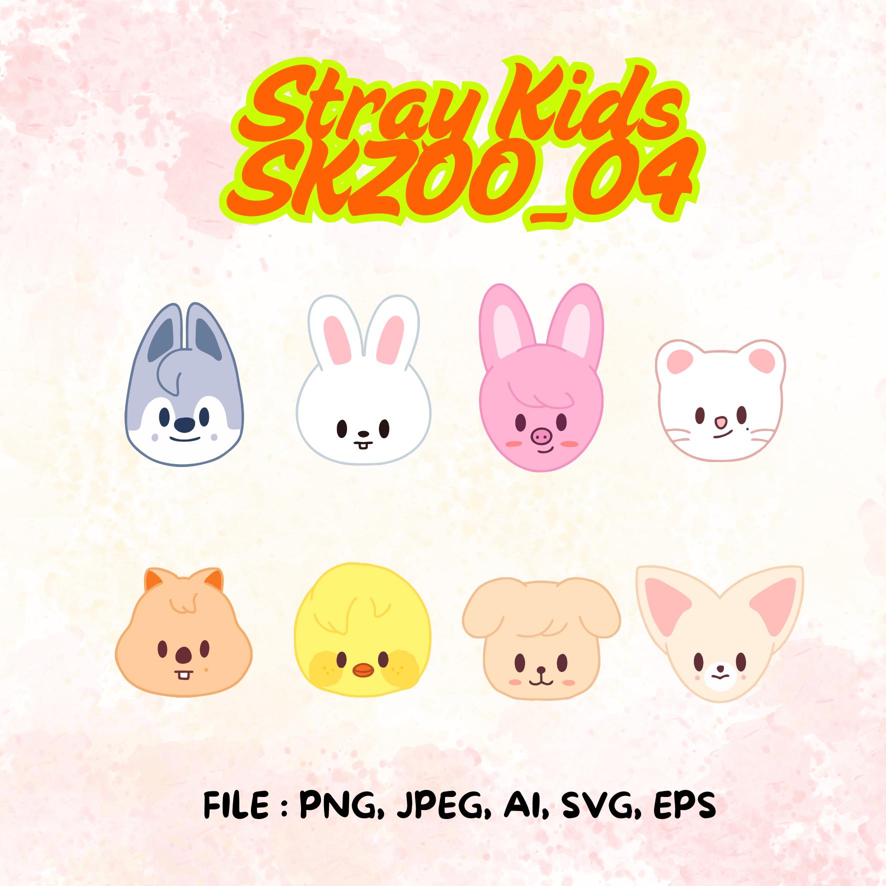 Stray Kids SKZOO_04 Character 1 Set - Etsy