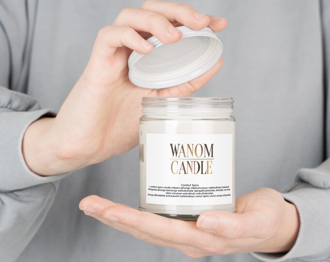 Comfort Spice Scented Candles, 9oz - 9 Oz Relaxing Aromatherapy Candle Design, Decorative Spa Candle, Holiday Fragrance Gift, Home Decor