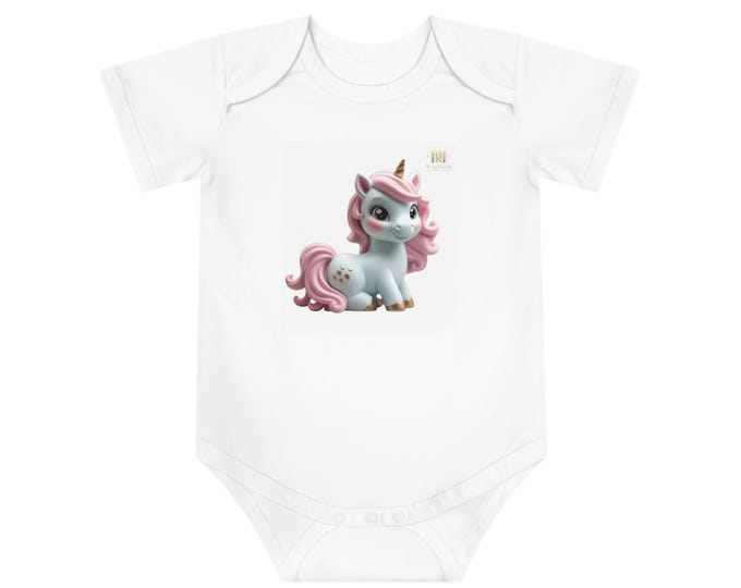Cute Baby Short Sleeve Bodysuit