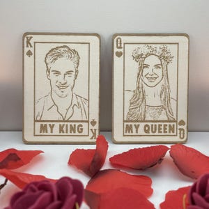 Cadeaux Personnalisées en Bois - | Cadeau Unique Gravé | Cadeau de Saint-Valentin, Mariage et Anniversaire de Mariage