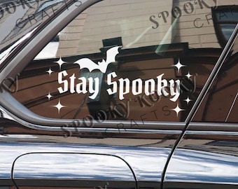 Stay Spooky Decal | Halloween Car, Laptop, Mirror Sticker