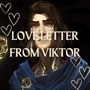Carta de amor de Viktor / Descarga instantánea / Arcane, League of Legends Comfort / Más de 600 palabras /