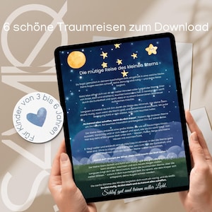 Digital download dream journeys for children, bedtime stories, story to read aloud for relaxation, relaxation journey for children reading aloud