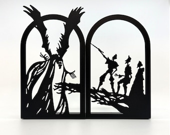 LilJoy Magical Harry Potter Tale of Three Brothers Metal Bookend Set New