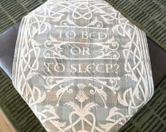 LitJoy Crate Outlander To Bed Or To Sleep Flannel Fleece Throw Blanket 50x60