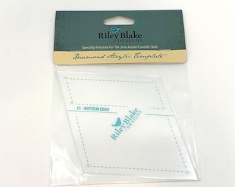 Plantilla acrílica de diamante para colcha Jane Austen de Riley Blake Designs STT16019