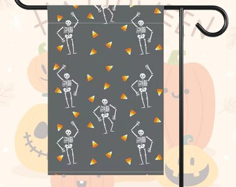 Happy Halloween 2025 Decoration, Slightly Subtle Spooky Garden Flag, Home & Garden Decor, Seasonal Flag, Outdoor Halloween Decor