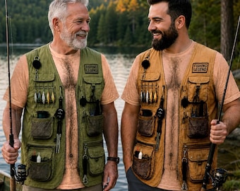 Custom Funny T-shirt - Personalized Birthday Fishing Gifts For Men, Fisherman - No Fish Can Resist This Look, Summer Vacation Gift
