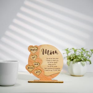 Mother&#39;s Day 2025 Gift Personalized Mothers Day Puzzle Sign Gift For Mom, You Are The Piece That Holds us Together, Cute Gift For Lover