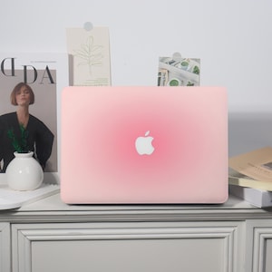 Cute Soft Pink Personalized Macbook Case Cover for Macbook Pro 14/15/16,Macbook Air 11/13/15,MacBook Ret 13/15,MacBook 12,Protective Case