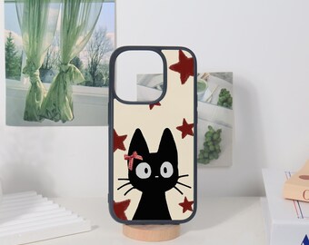 Cute Cat Personalised Soft Phone Case for iPhone 14/15/16,iPhone 14/15/16 Pro Max,iPhone 14/15/16 Plus,iPhone 12/13 Mini,Customizable case