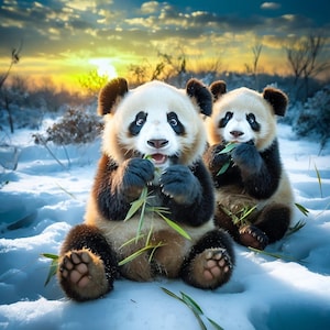 cute panda clipart png, panda tshirt, bamboo tree, sublimation design, baby panda PNG, commercial use, panda wall art, digital download