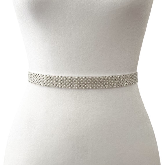 Diamonds and Pearls Belt | Rhinestone Belt | Formal Belt  display picture 2