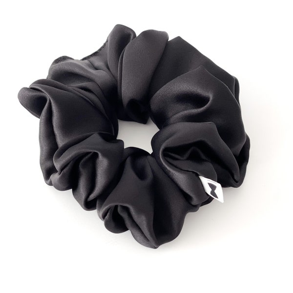 Silk Scrunchies | 2 SIZES | 11 Colors | Silk Hair Ties | Statement Scrunchies | Oversized Scrunchies | Big Hair Ties | Stocking Stuffers