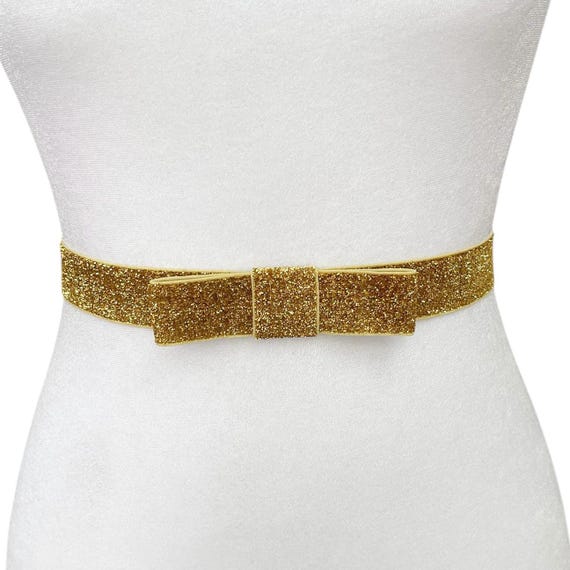 Cintura Elastica Con Paillettes Da Donna Cintura Elegante Accessori ☆ UK