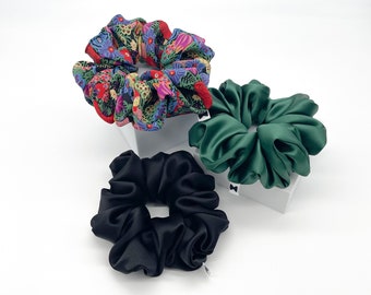 Garden Duchess Set | Scrunchie Gift Set | Silk Scrunchie | Gift for Her | Gift Box | Hair Ties Sets | Christmas Present