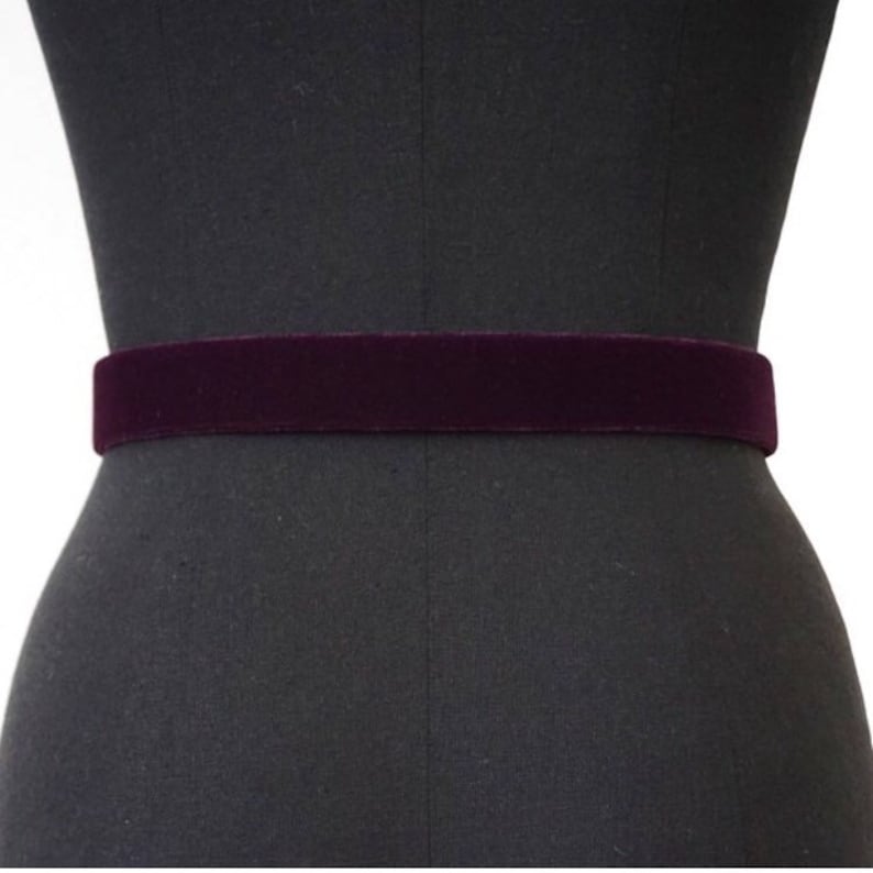 Velvet Bow Belt Black Velvet Belt Velvet Belt Designer Etsy