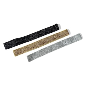 Sparkle Elastic Headband | 3 Colors | 3 Sizes | Fancy Headband | Thin Headband | Gift for her | Mini Me | Glitter | Formal | Workout