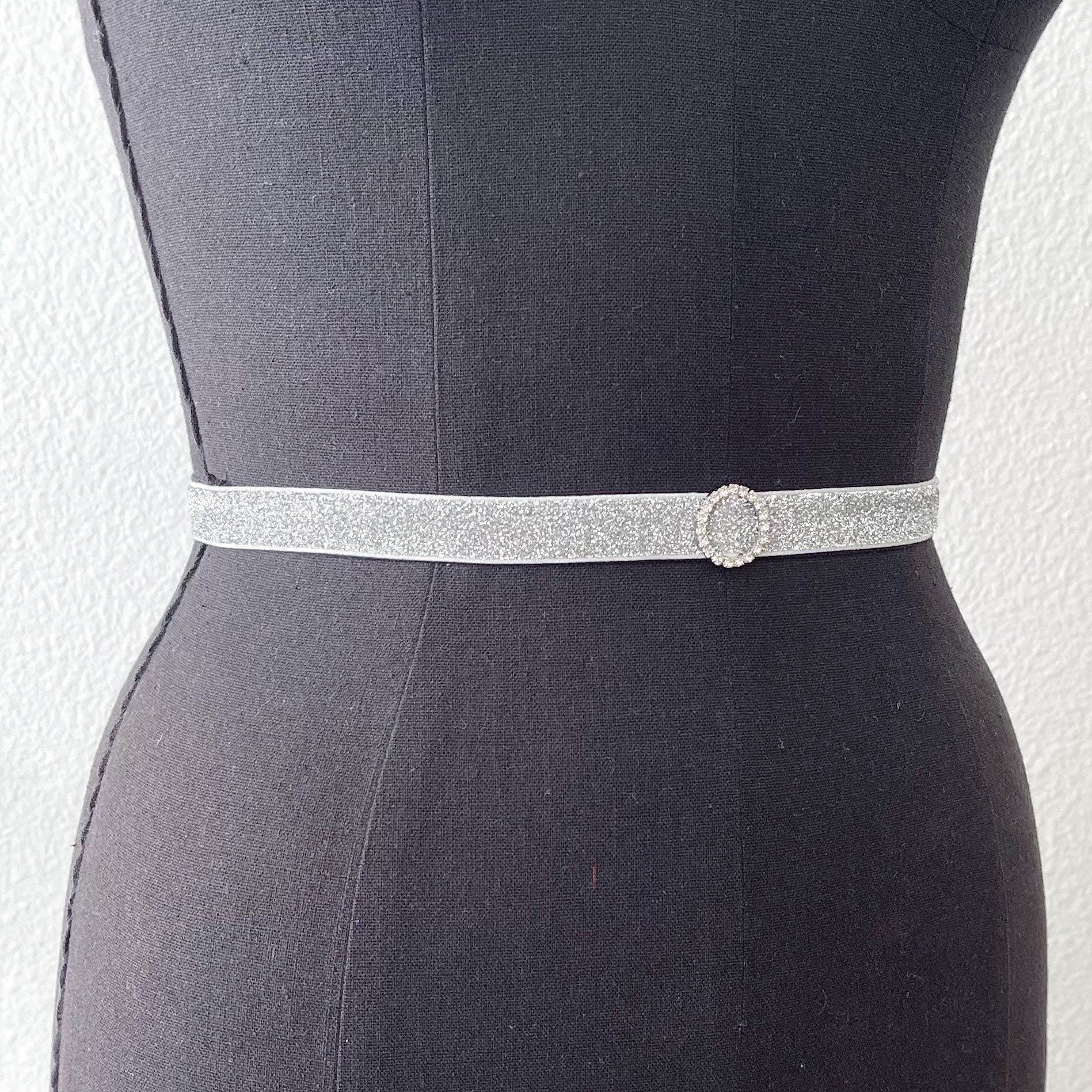 Sparkle Rhinestone Round Belt Elastic Belt 1/2 Belt Etsy New Zealand