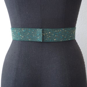 Tweed Elastic Bow Belt | 3 Colors | Elastic Belt | Vintage Belt | Coco Belt image 7