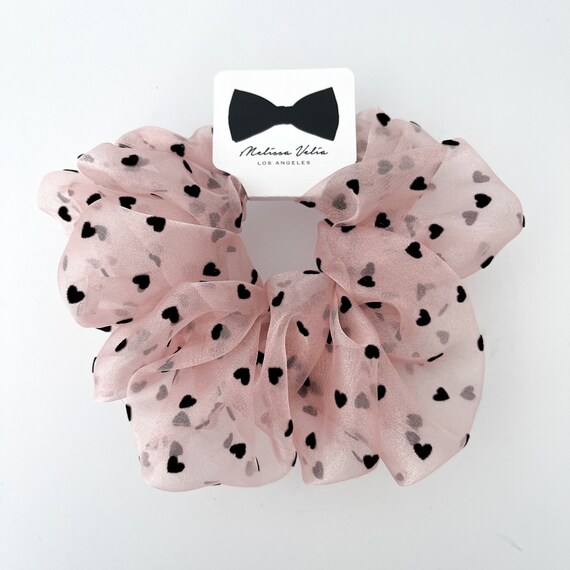 Velvet Hearts Scrunchies | Organza Scrunchies | Big 