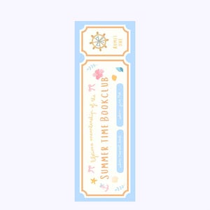 Été | Création de marque-pages saisonniers | Design numérique pour les amoureux des livres