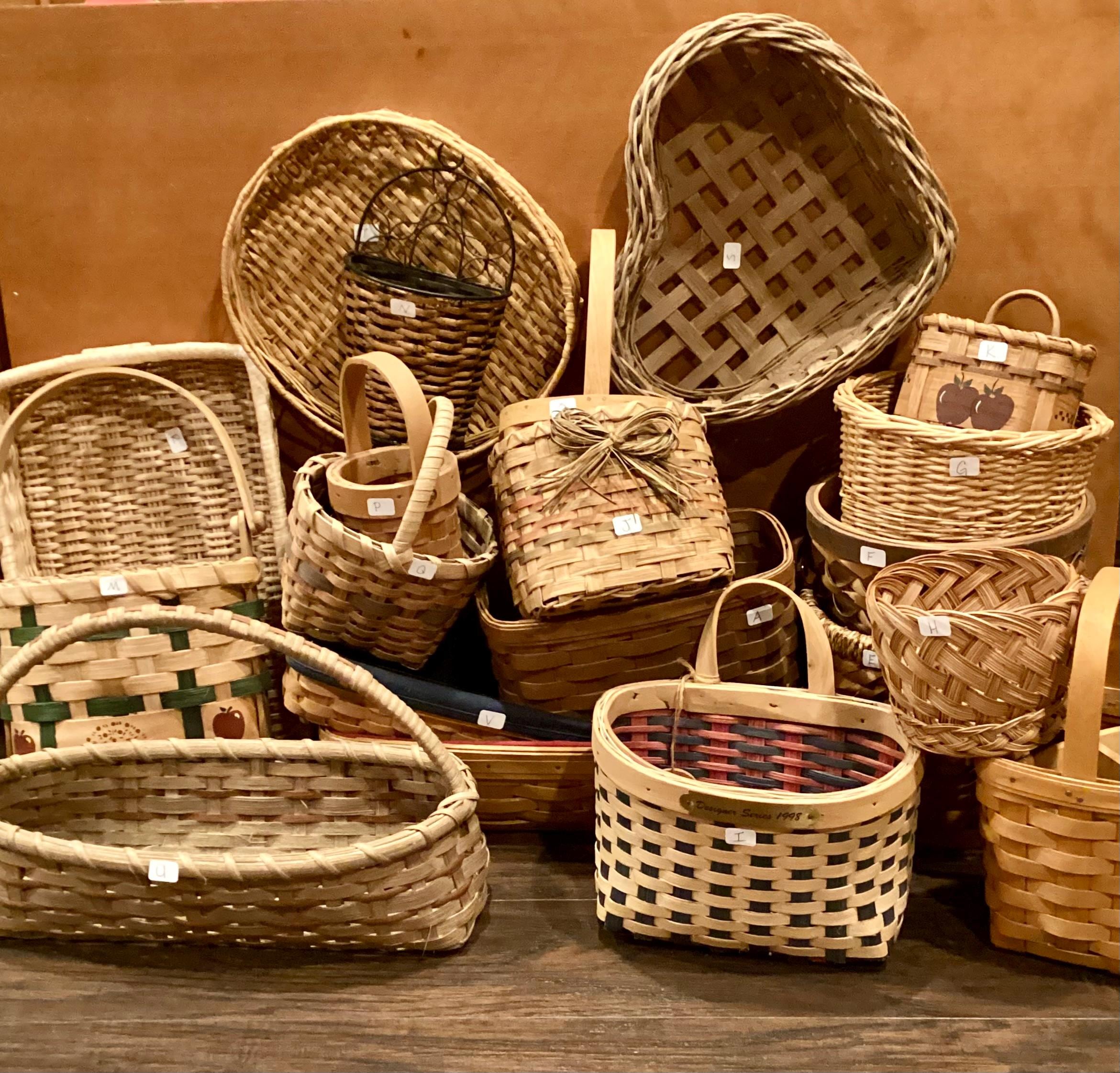 Vintage Wicker Baby Basket - Etsy