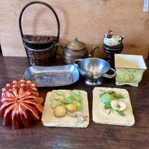 Vintage Cottage Core Decor | Kitchen Decor | Rustic Home Decor | Grandma Decor | Farmhouse