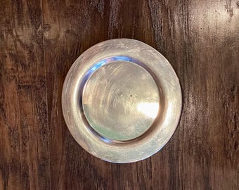 Vintage Silver Tray Small Silver Stainless Silver Plated Serving Tray Mid Century Tray MCM Granny Decor Cottage Core, Roll Tray, Vignette