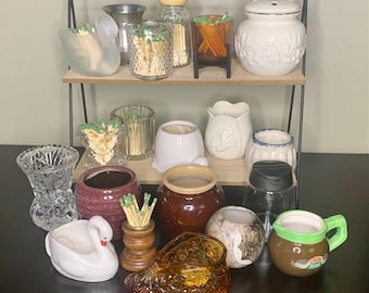 Strike on bottom match holder, Match holder, match strike, Candle accessories, mother's day gift, teacher gift