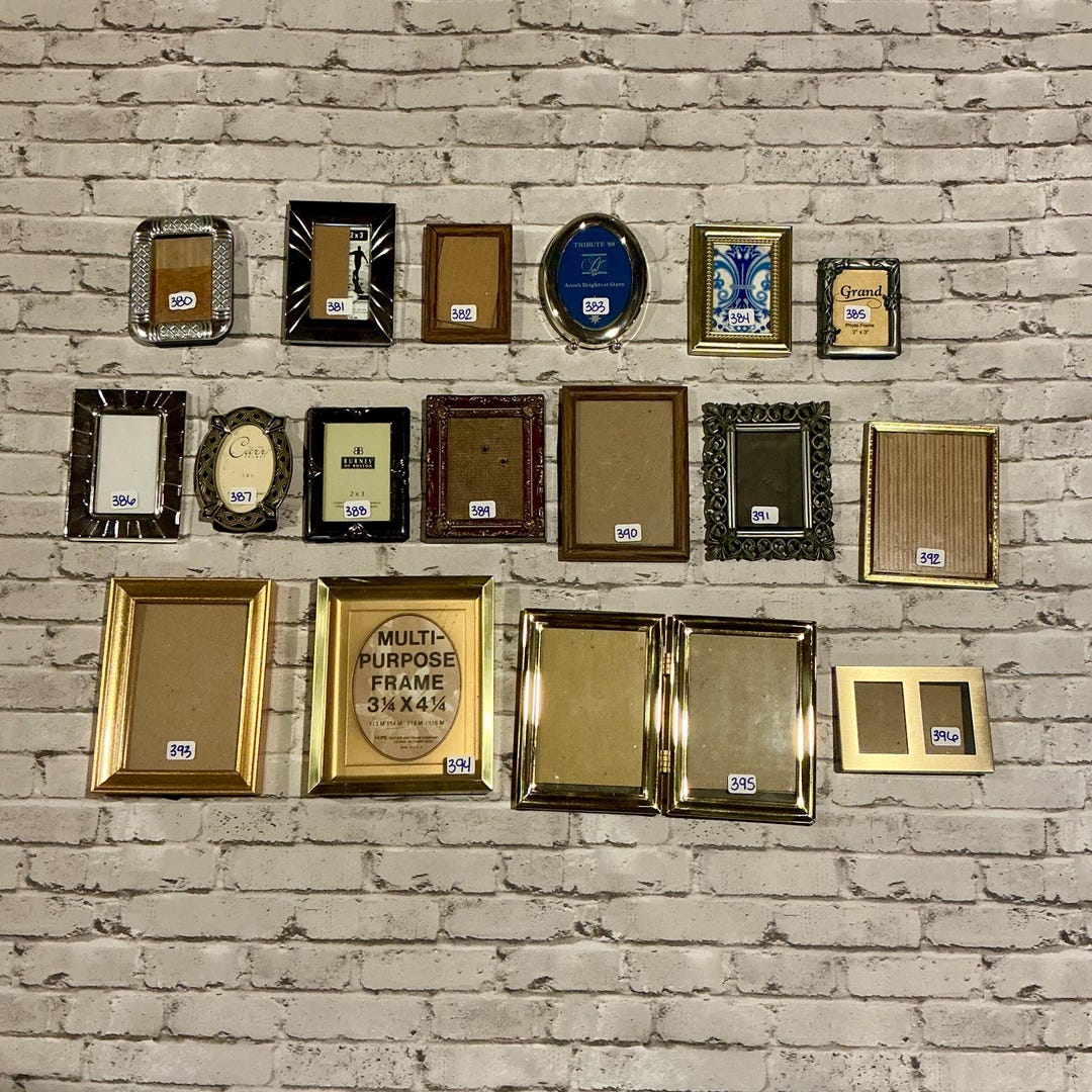 Vintage MCM Gold Filigree Picture Frame Hollywood Regency, Solid Brass ...
