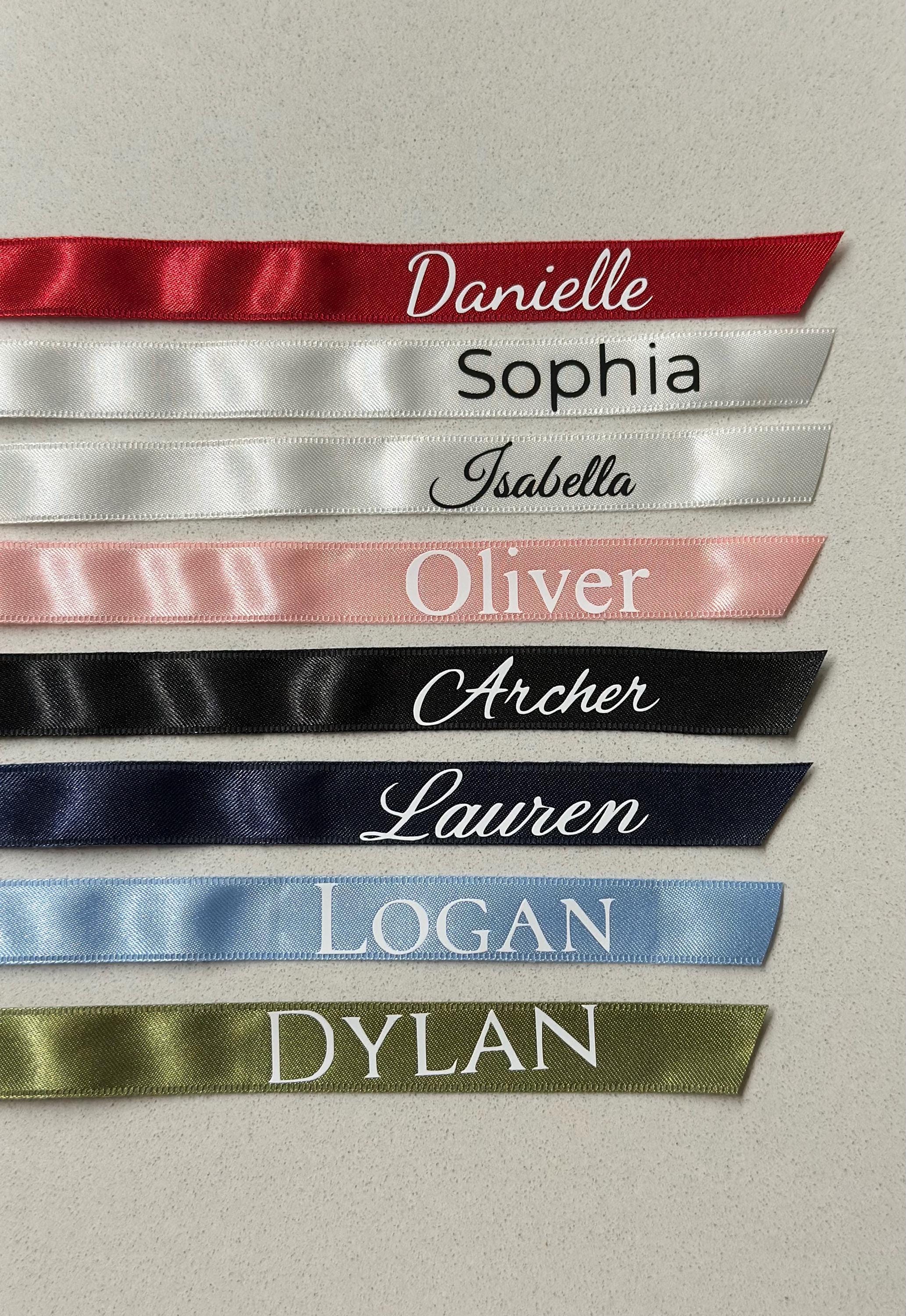 Long Ribbons Intrees Personalised Ribbon - 15mm, 60cm Long - Etsy Australia