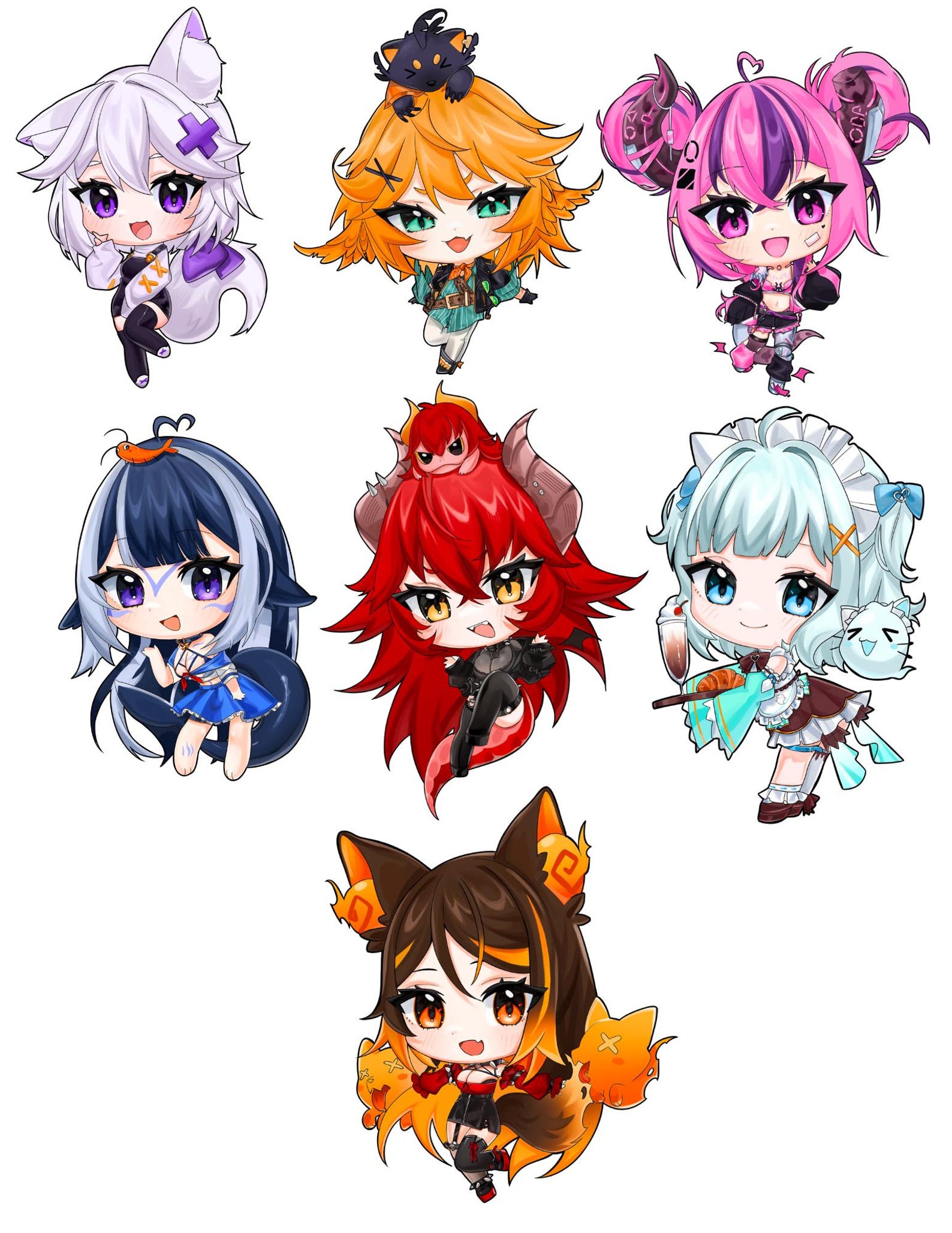 Indie Vtubers Zentreya Ironmouse Sinder Fillian Mint Dokibird Shylily ...