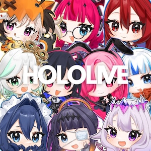 Hololive EN Keychains Mori / Gura / ina / Kronii / Irys / Bijou / Nerissa / Elizabeth / Gigi / Cecilia