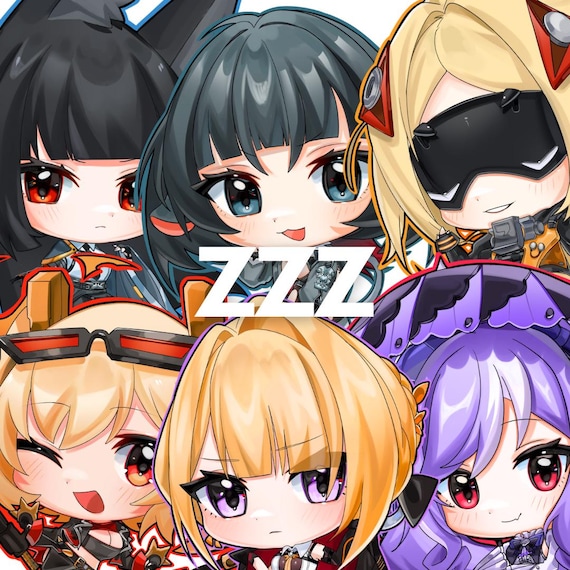 ZZZ Keychains Evelyn Astra Yao Burnice Miyabi Jane Doe Vivian