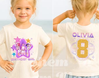 Camiseta personalizada de Huntrix para cumpleaños, Camiseta personalizada de Huntrix, Camiseta personalizada de cumpleaños de cazadora de demonios Kpop, Regalo para fan de Huntrix, Regalo de Navidad.