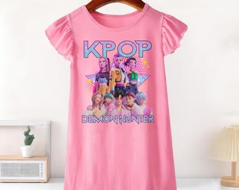 Vestido con volantes Mira Zoey Rumi, vestido skater de Huntrx Costume, falda para viaje a Disneyland 2026, regalo de cumpleaños