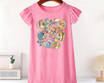 Winnie the Pooh Ruffle Dress, Disney Pooh and Friends Flutter Sleeve Dress, Magic Kingdom Outfit, Birthday Gift