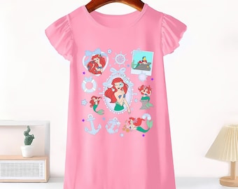 Retro Coquette Bows Watercolor Disney Princess Shirt, Magic Kingdom Disneyland Girl Trip, Disney Aurora Ariel Belle Cinderella Tiana Shirt