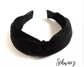 Headband in different colors with knot, headband made of fabric, headband with fabric knot, hairband, hair accessories