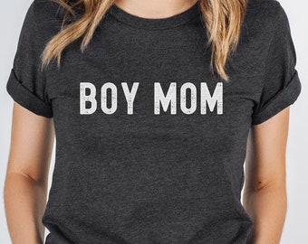 Boy Mom Shirt | Gender Reveal Shirt | Cool Mom Shirt | Mother's Day Gift | Cute Mama Tee | Boy Mom Gift | Baby Announcement | New Mama Shirt