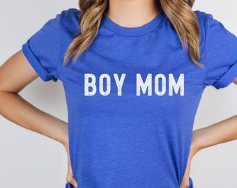 Boy Mom Shirt | Gender Reveal Shirt | Cool Mom Shirt | Mother's Day Gift | Cute Mama Tee | Boy Mom Gift | Baby Announcement | New Mama Shirt