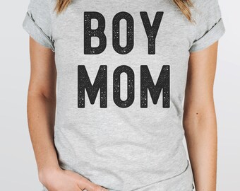 Boy Mom Shirt | Gender Reveal Shirt | Cool Mom Shirt | Mother's Day Gift | Cute Mama Tee | Boy Mom Gift | Baby Announcement | New Mama Shirt